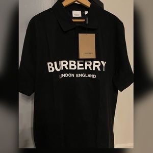 Black Burberry polo new with tags on 🏷